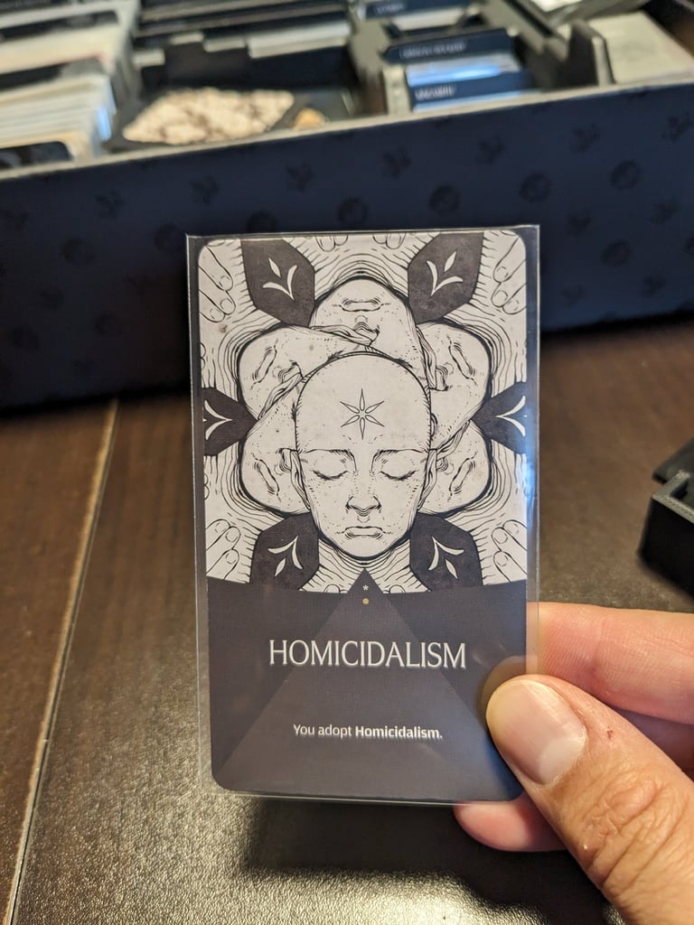 Kingdom Death Monster Knowledge Card Sleeve Trimming Block