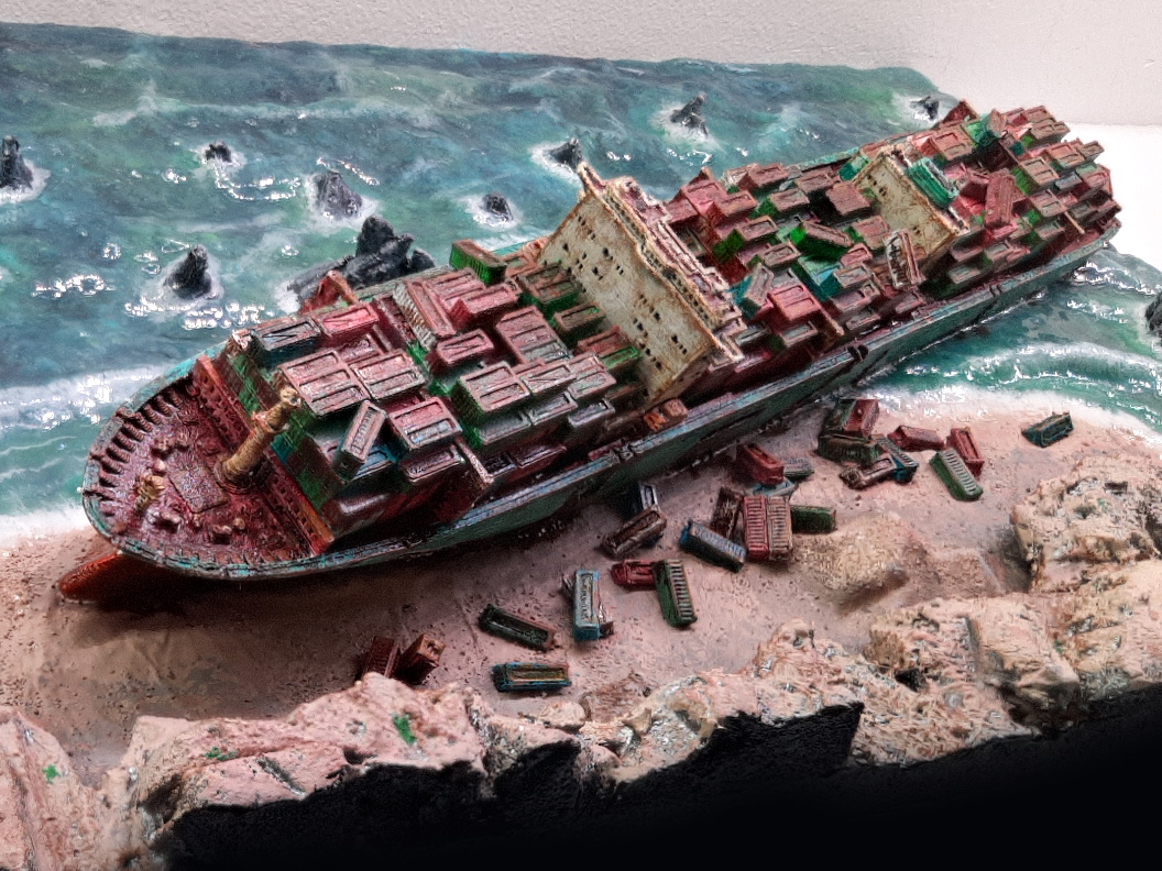 Container Ship 1:1200 Scale