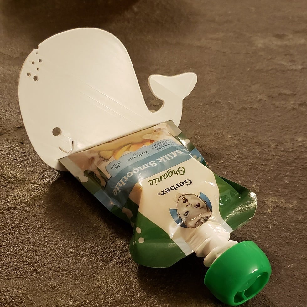 Baby Food Pouch Squeezer (Whale)