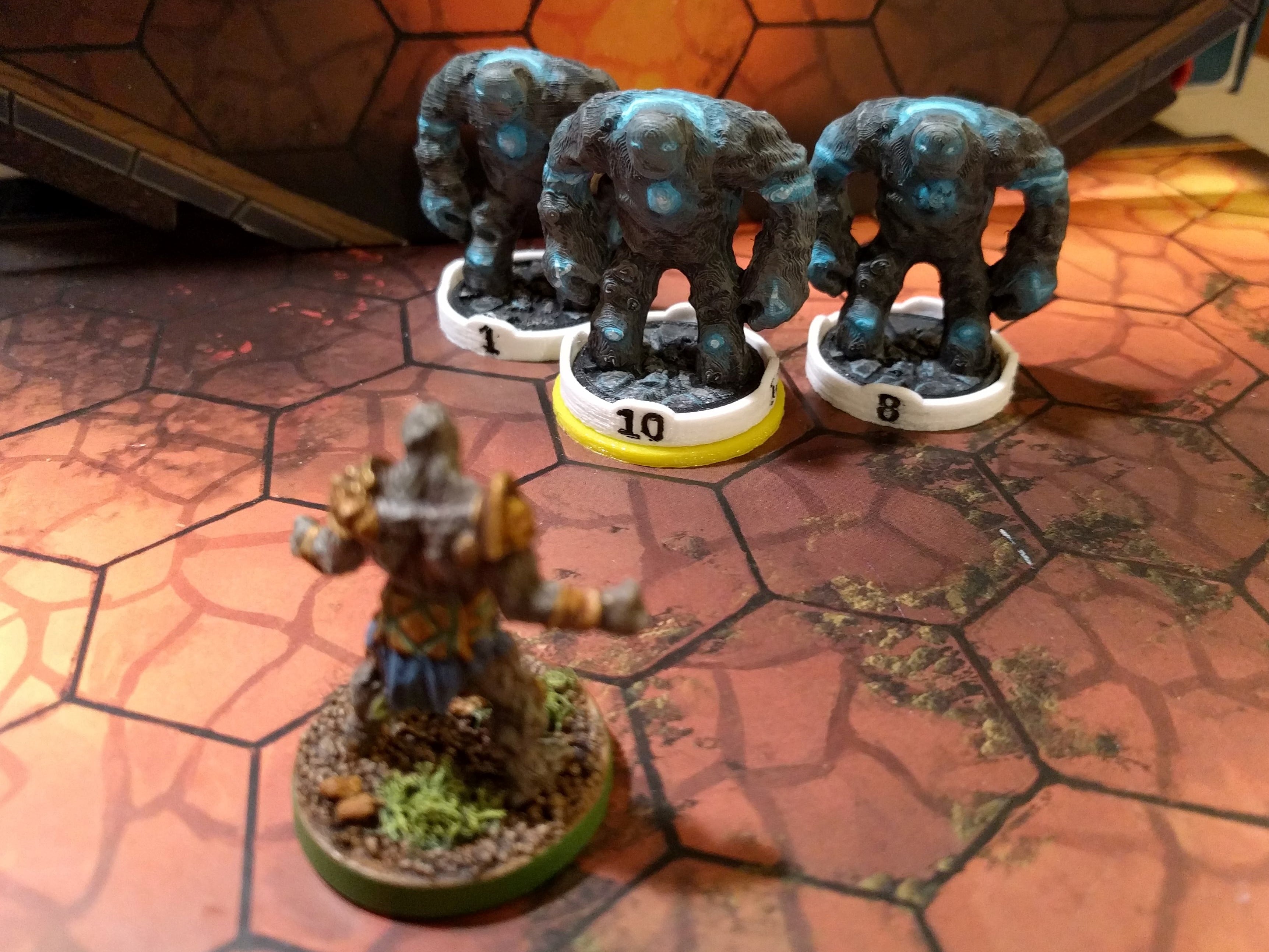 Numbered Miniature Base Markers