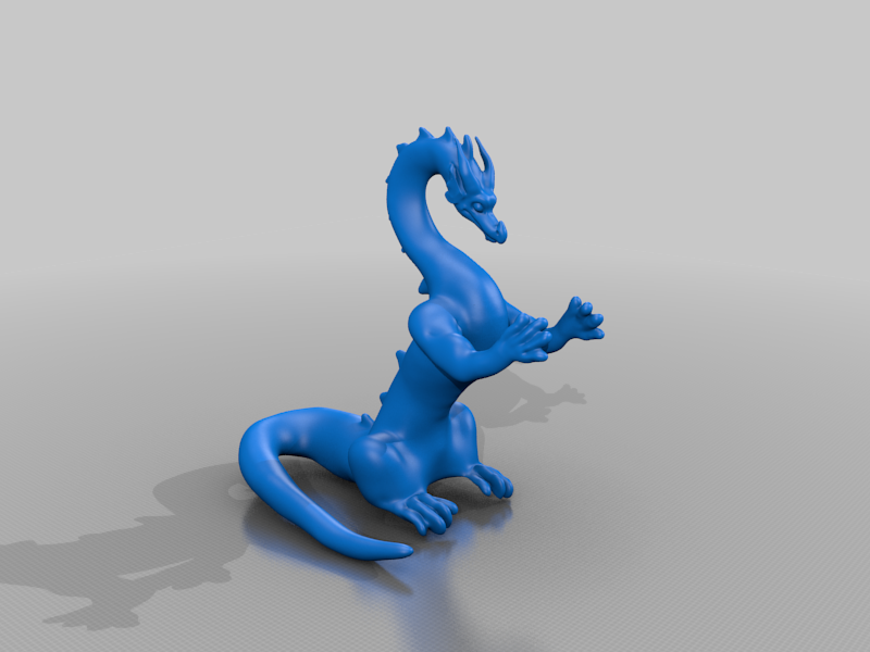 sitting noodle dragon