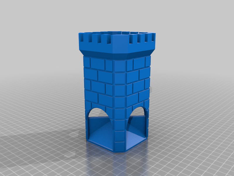 Four-Way Dice Tower