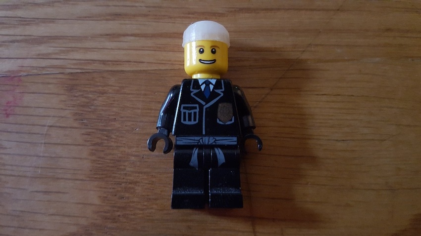 Lego Minifigure Bald Head/Hat