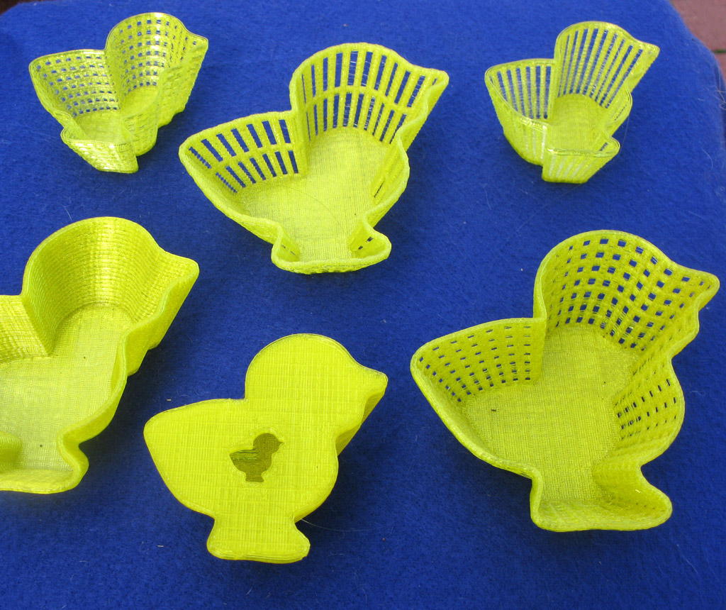 Baby Chicken Shaped Baskets