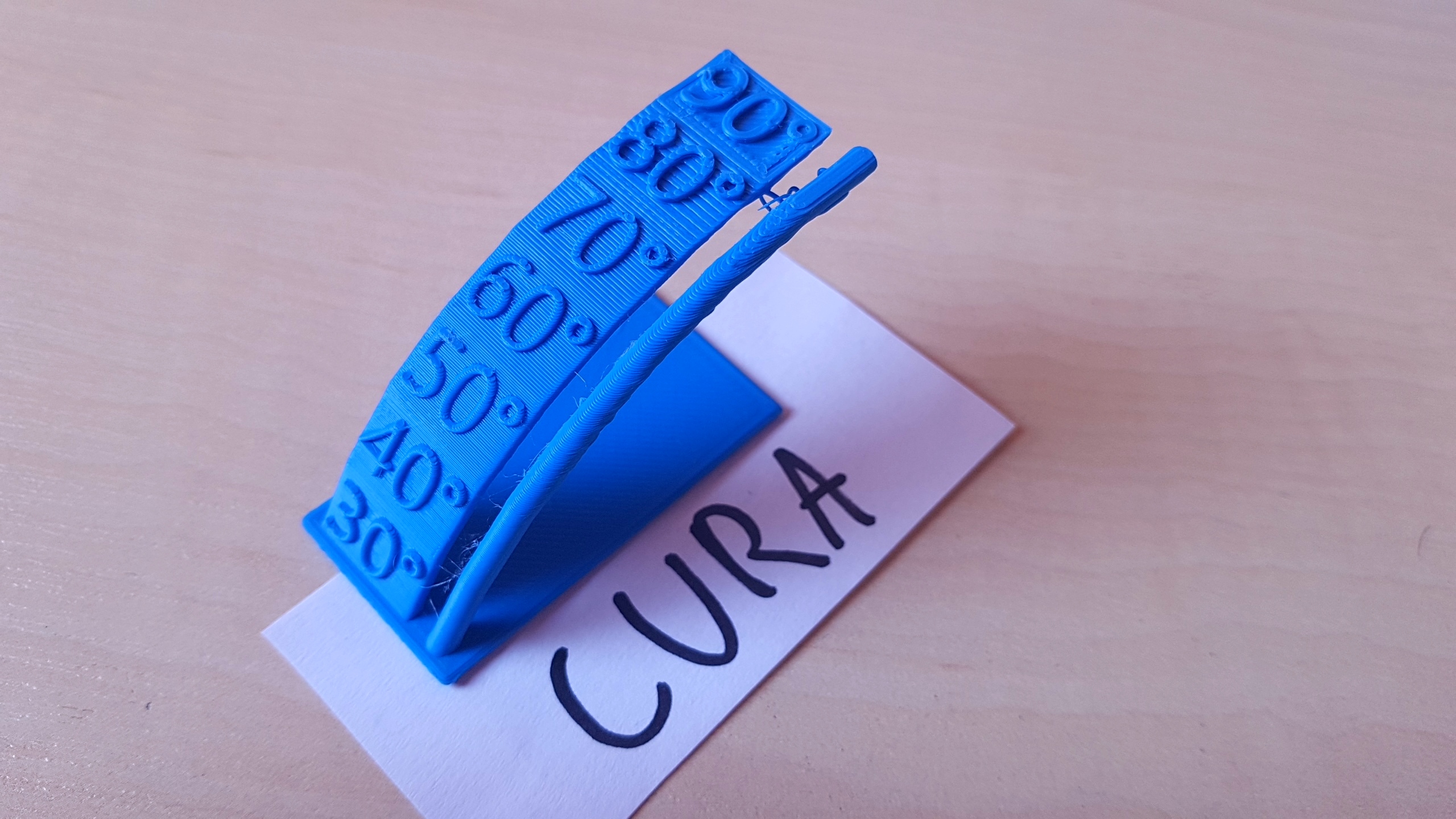 fast test - overhang - flat, tube; stringing, flat surface