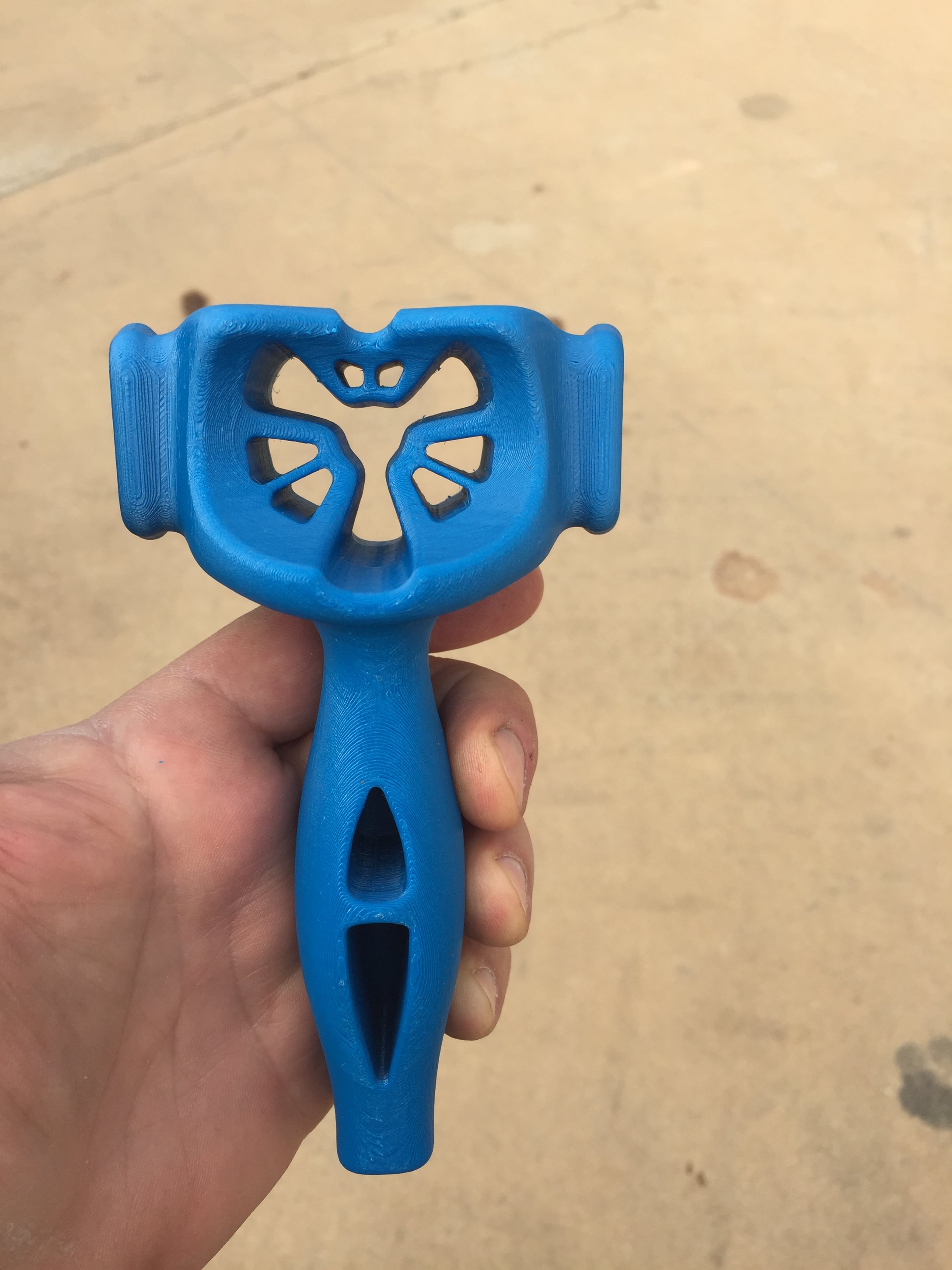 SlotBow with rambone handle slingshot