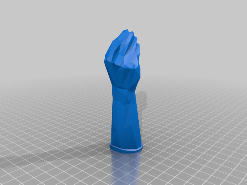 Italian hand gesture (low-poly)