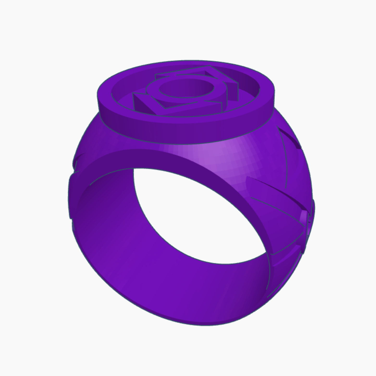 Indigo Lantern Ring