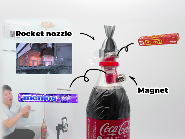 Mentos Coke Rocket Booster