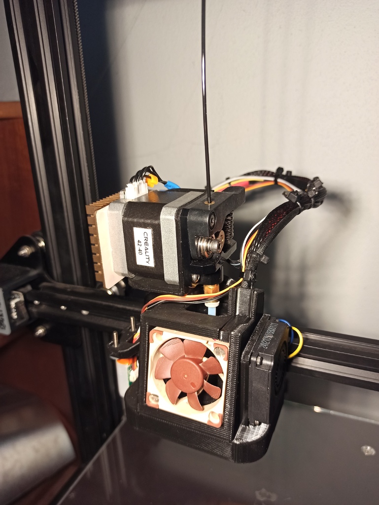 Direct drive with stock Ender 3 extruder