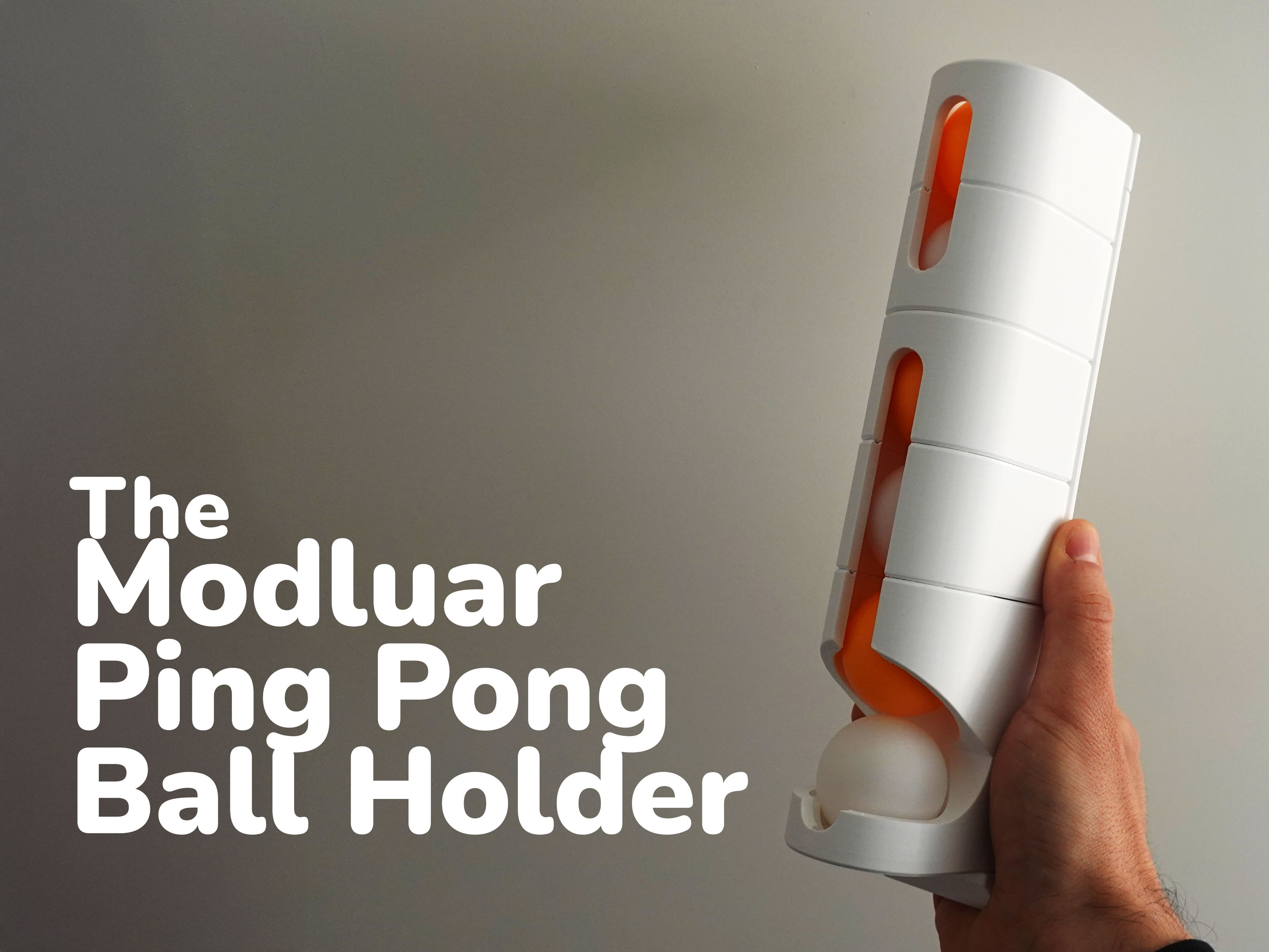 The Modular Ping Pong Ball Holder