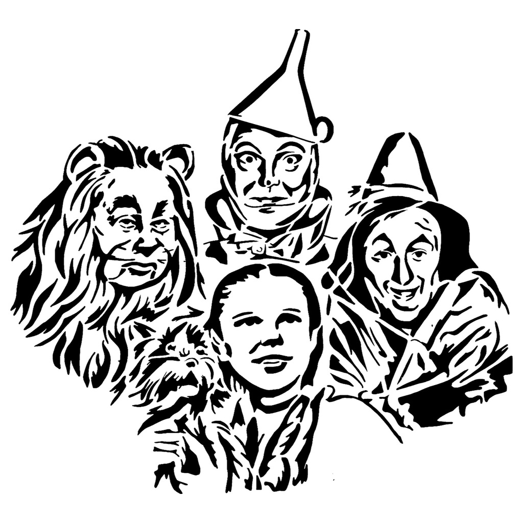 Wizard Of Oz stencil