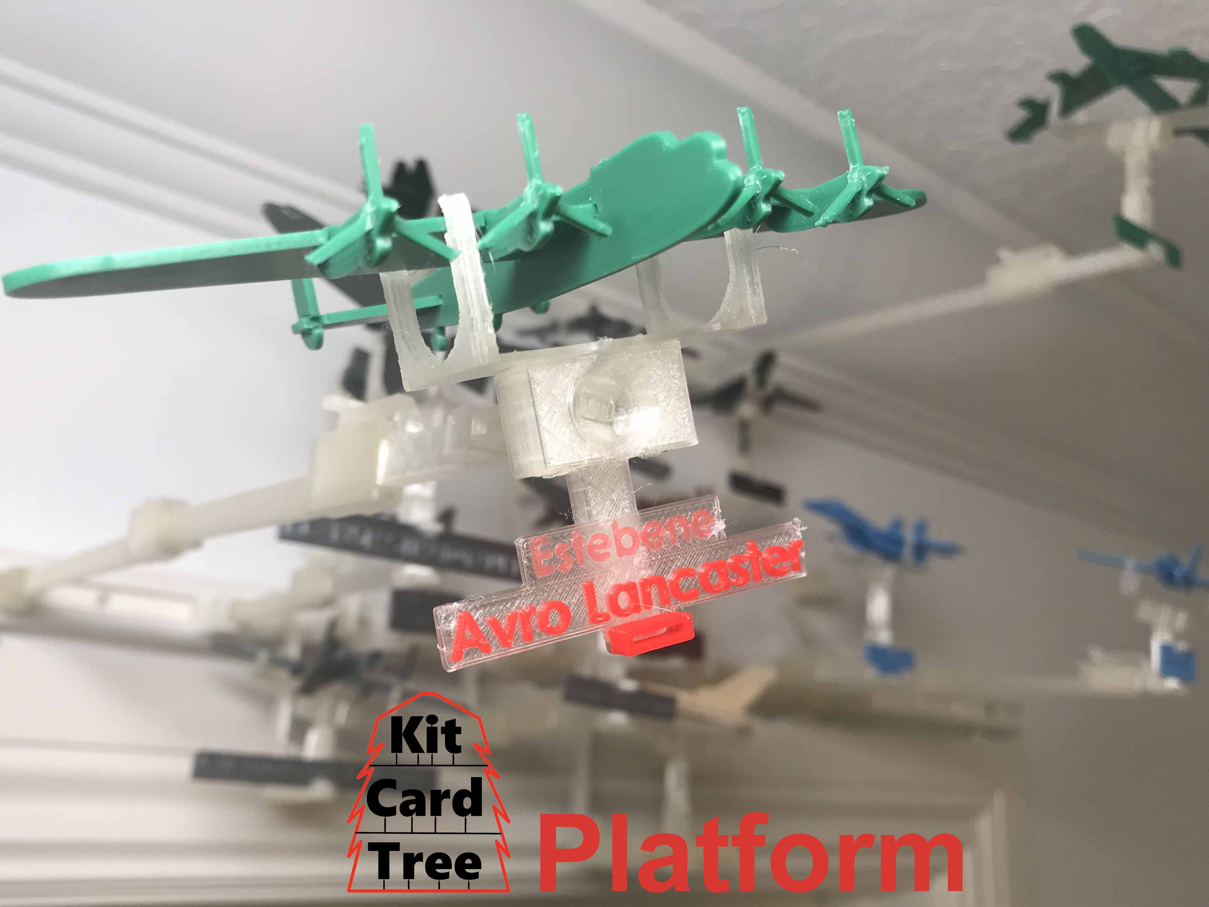 Kit Card Tree platform for the Avro Lancaster by Estebene