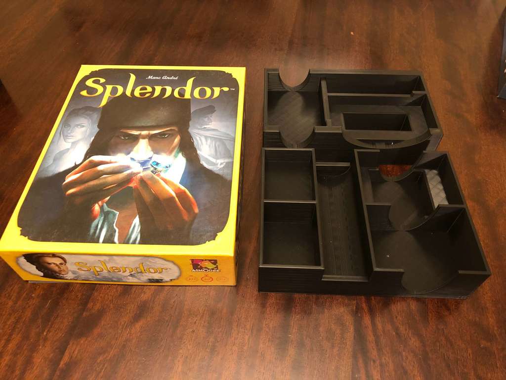 Splendor and Cities of Splendor game box insert