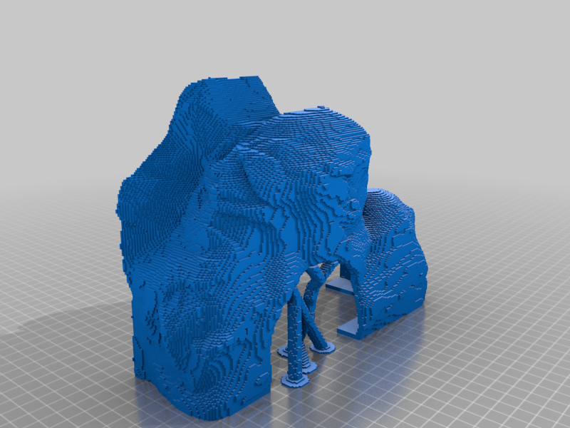 (3D Slash) Aquarium_Hideout_Rock_Large_Supports