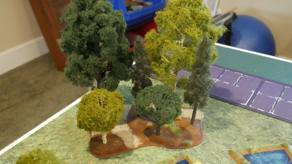 Tree Bases for Miniature Terrain