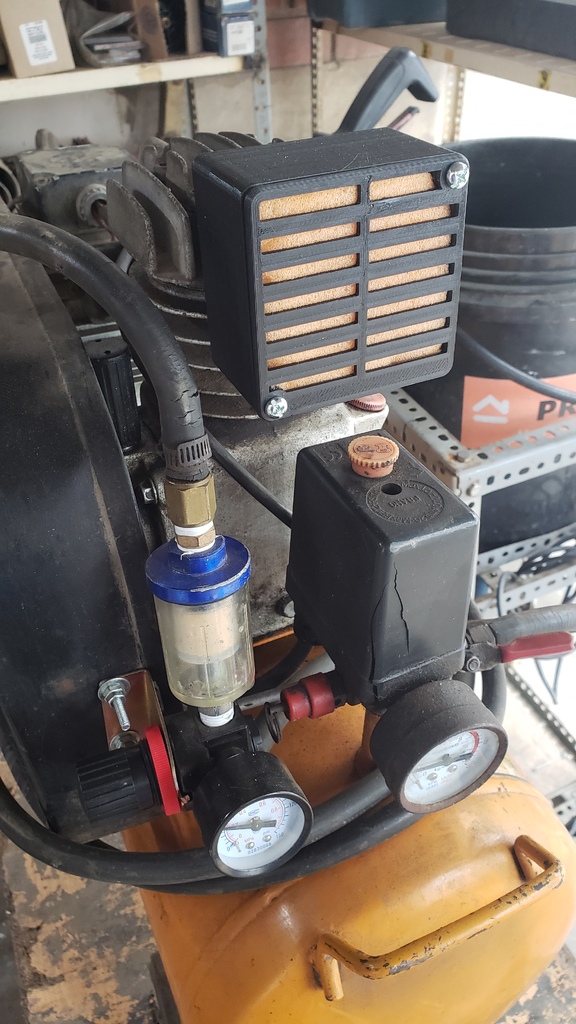 Air compressor inlet filter