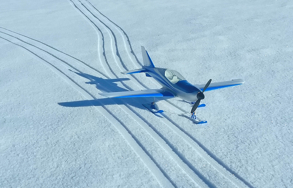 RC Plane Snow Skis for Millennium Master
