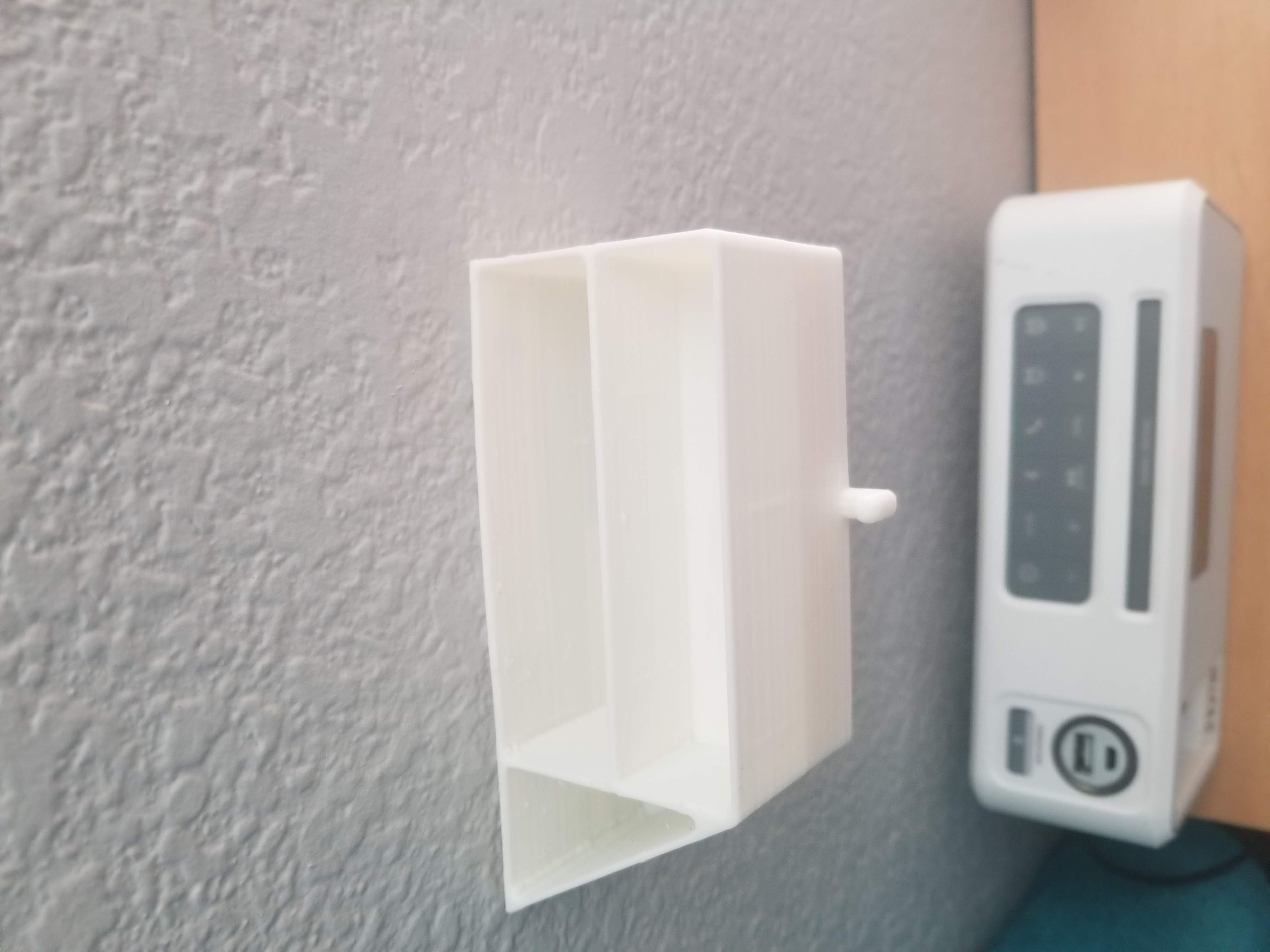 Wall mounted wallet shelf