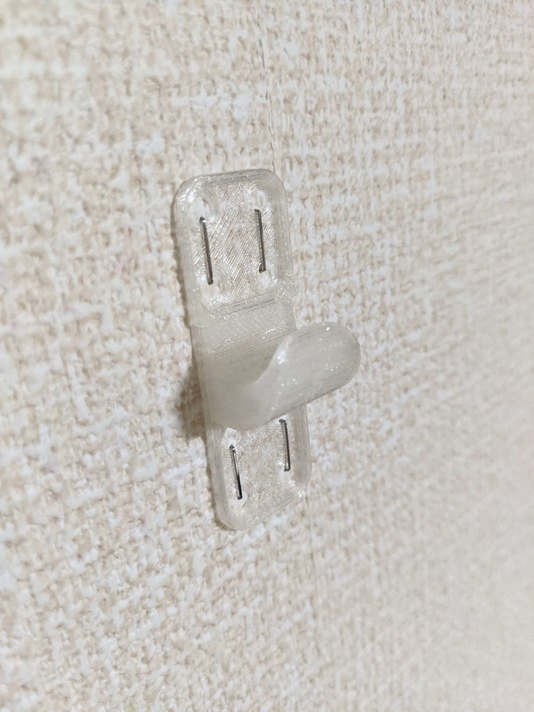 Wall hook by stapler