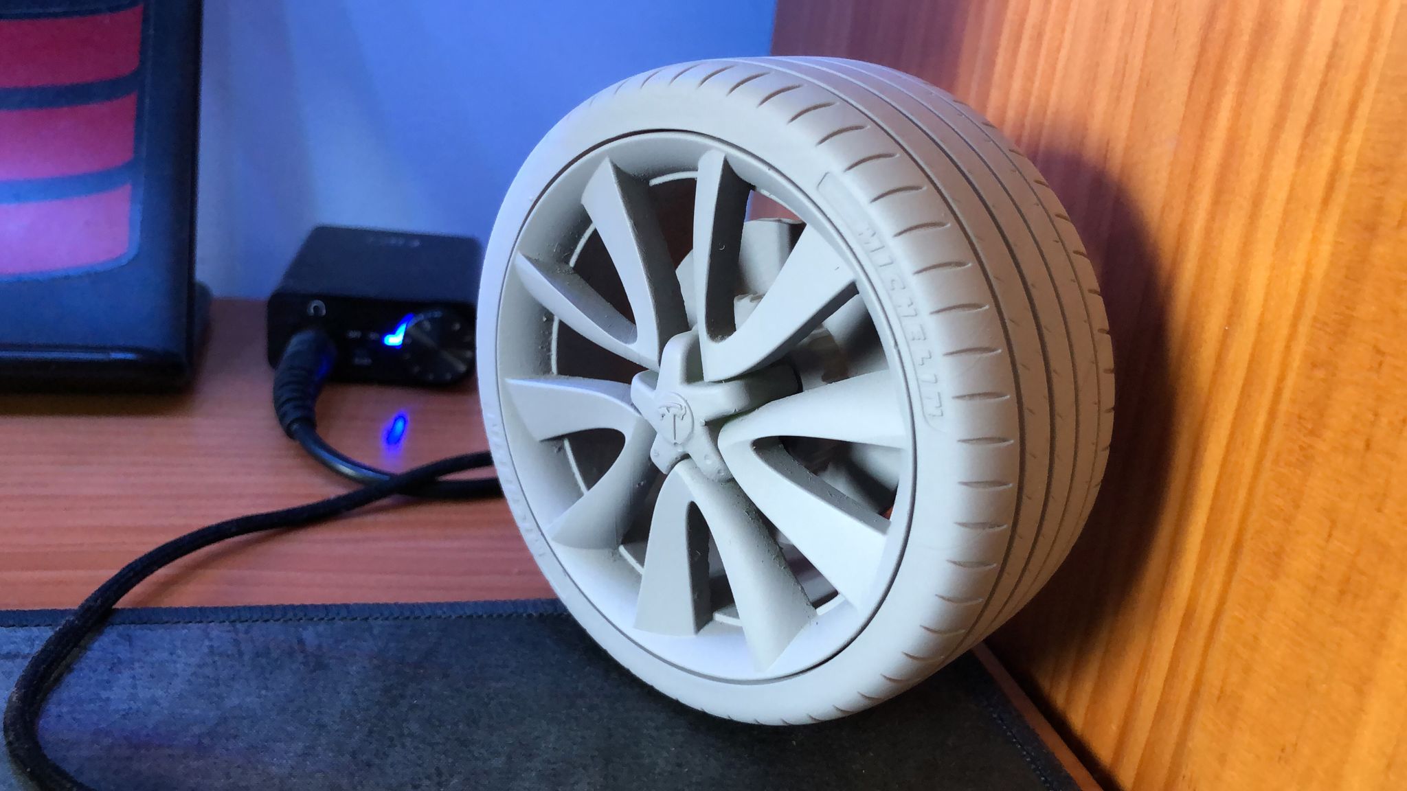 Tesla Model 3 turbine statue