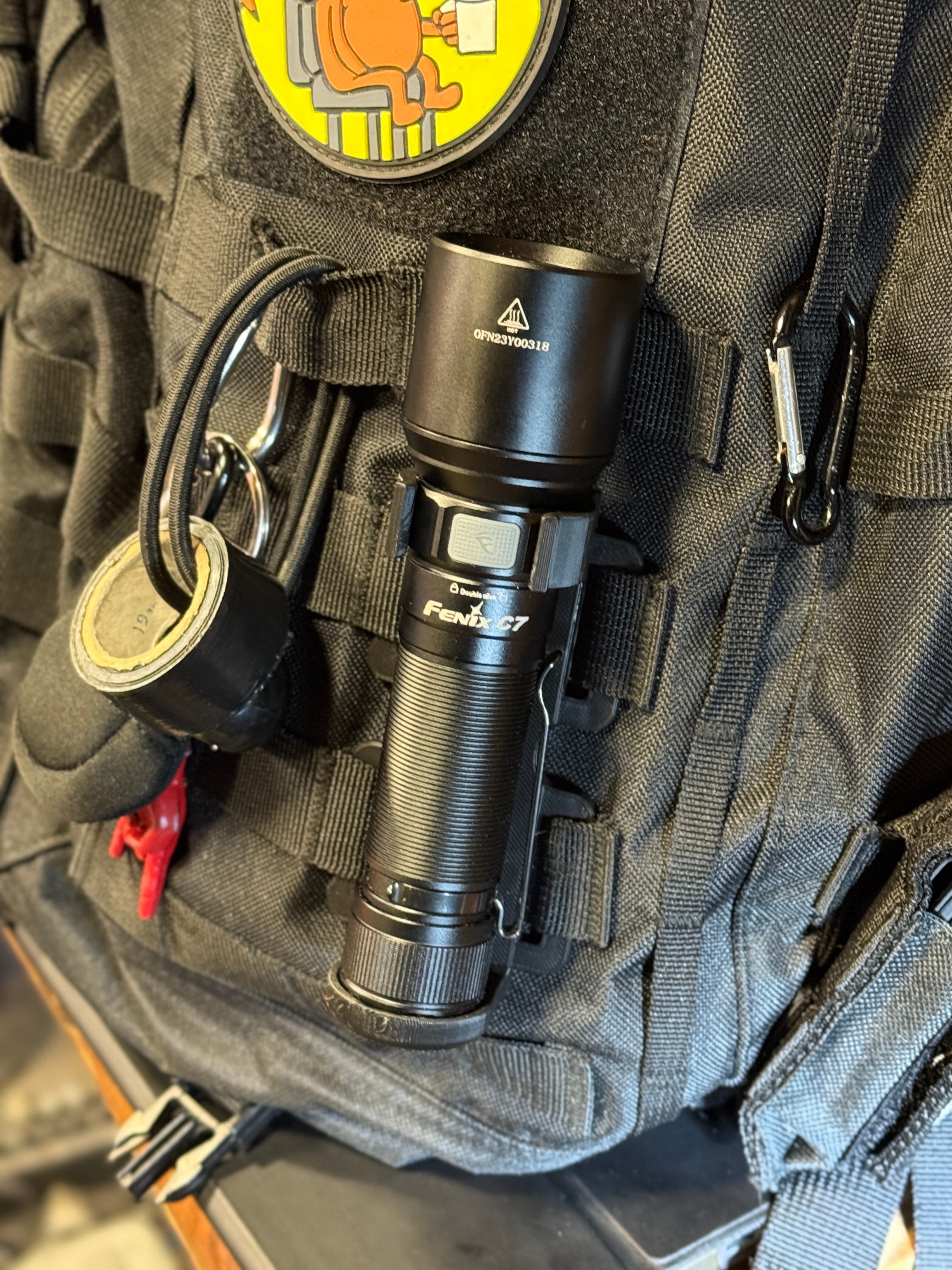 FENIX C7 flashlight holder for MOLLE system