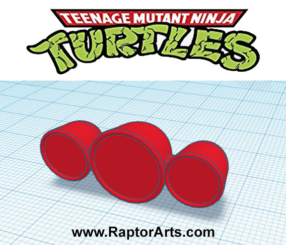 Headlamps for the TMNT TurtleCycle from the 1980's
