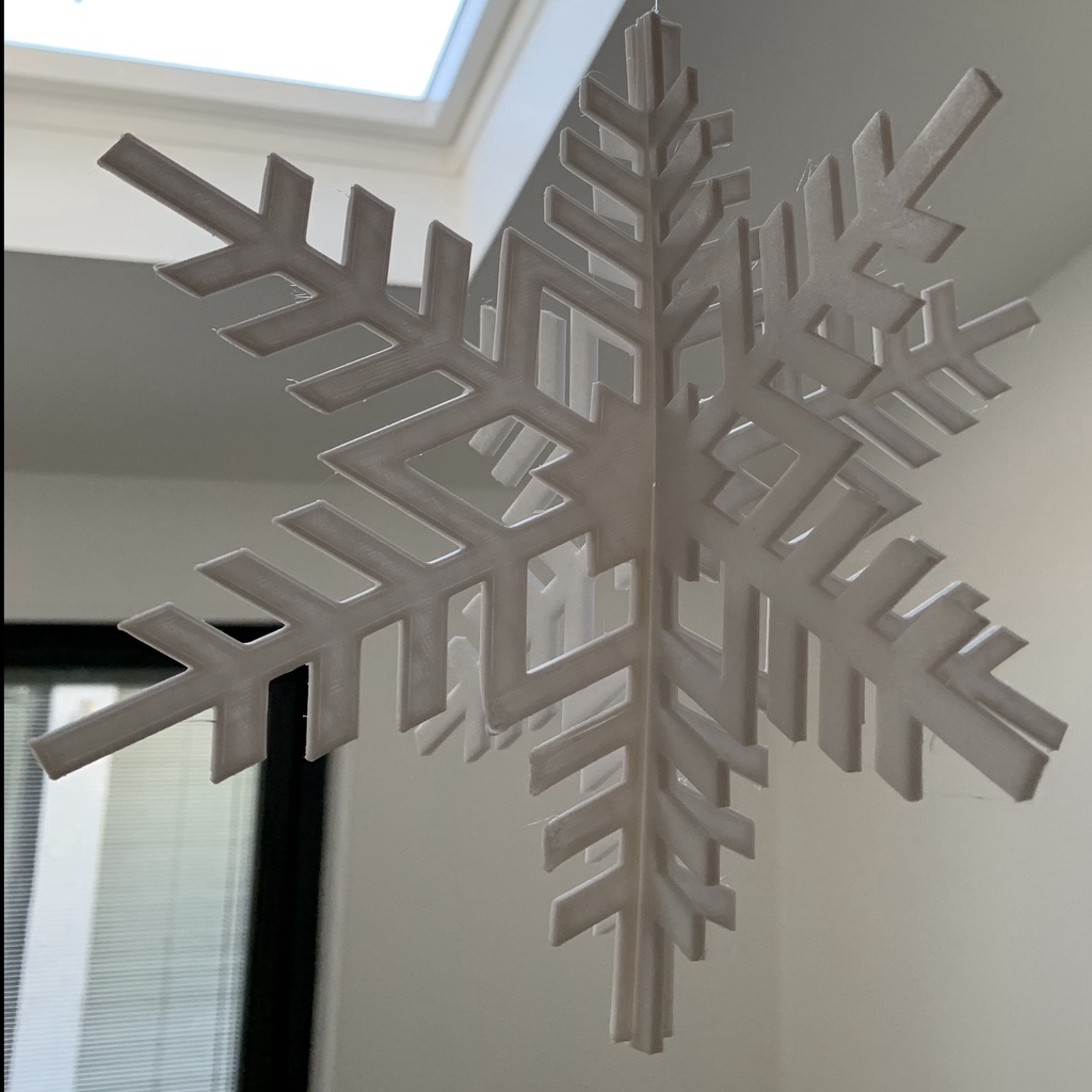 3D Snowflake Christmas Decoration
