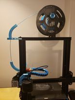 Ender 3 V2 Cable Chain Remix with Filament Guides