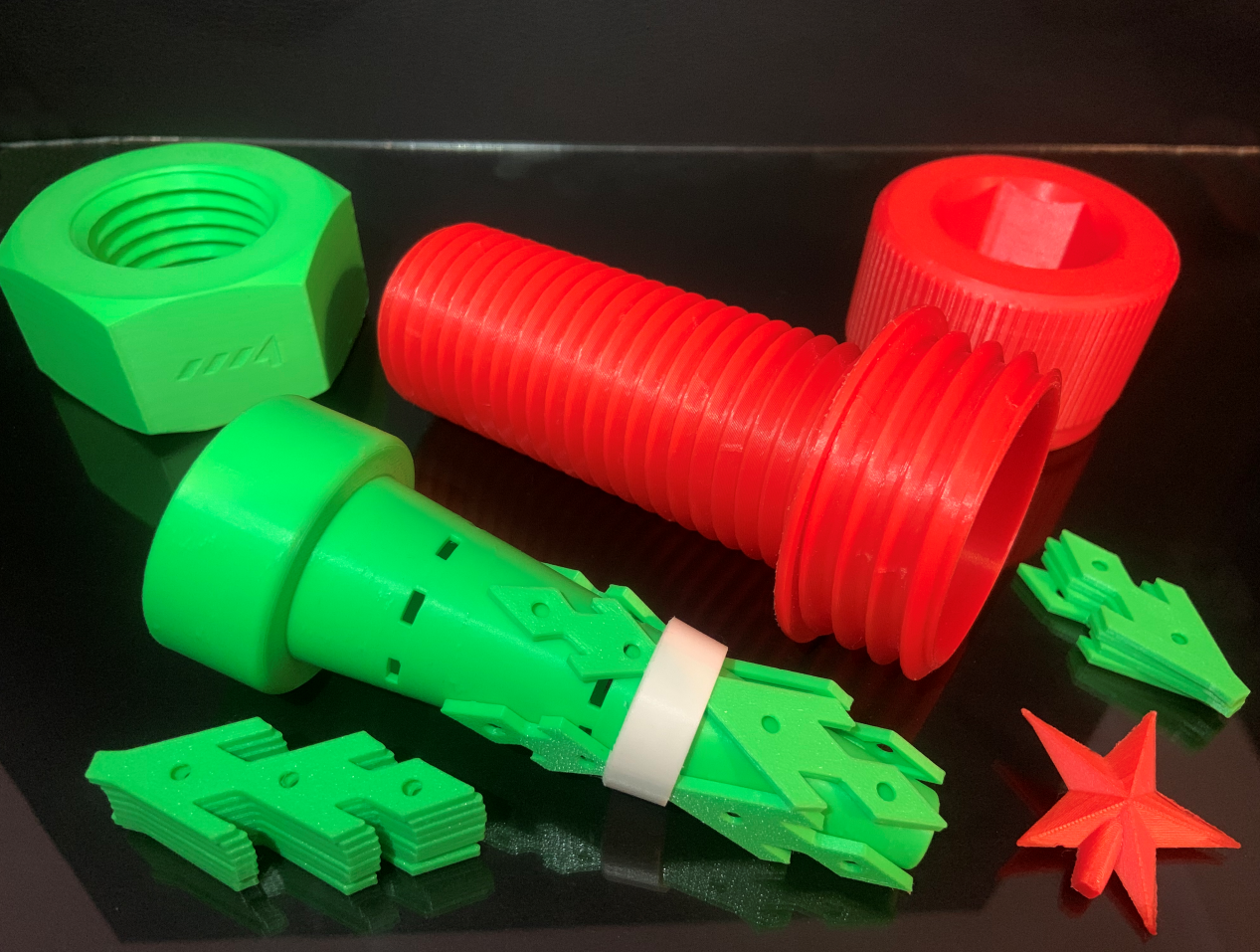 STL Hardware Parts - Xmas Bolt