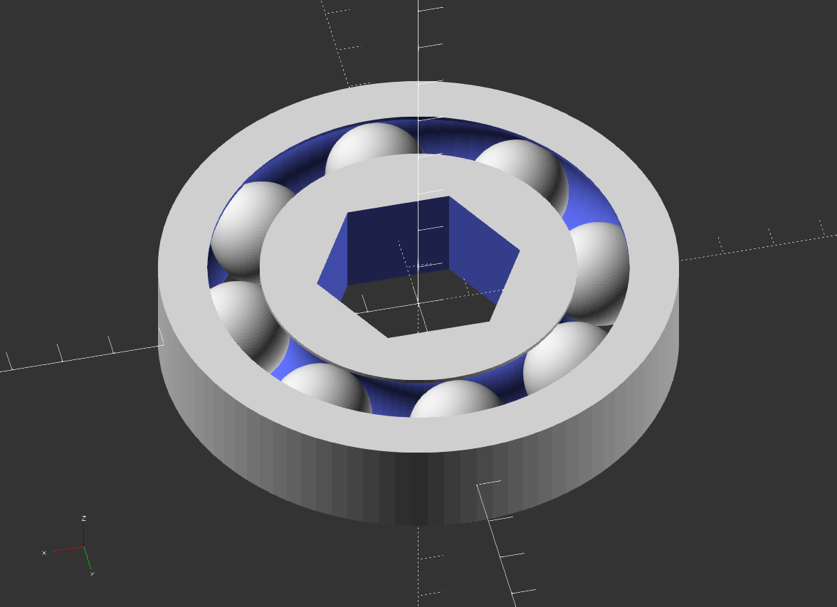 Customizable Ball Bearing Generator