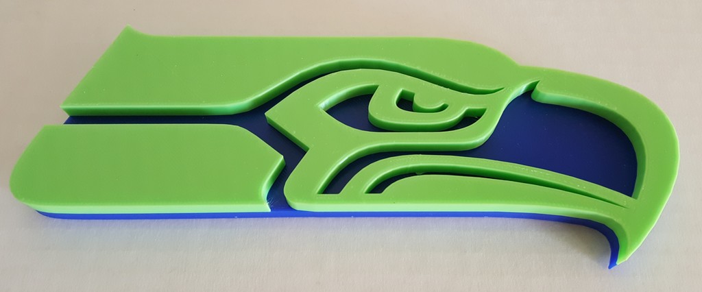 Seahawk Head Logo, Seattle Seahawks