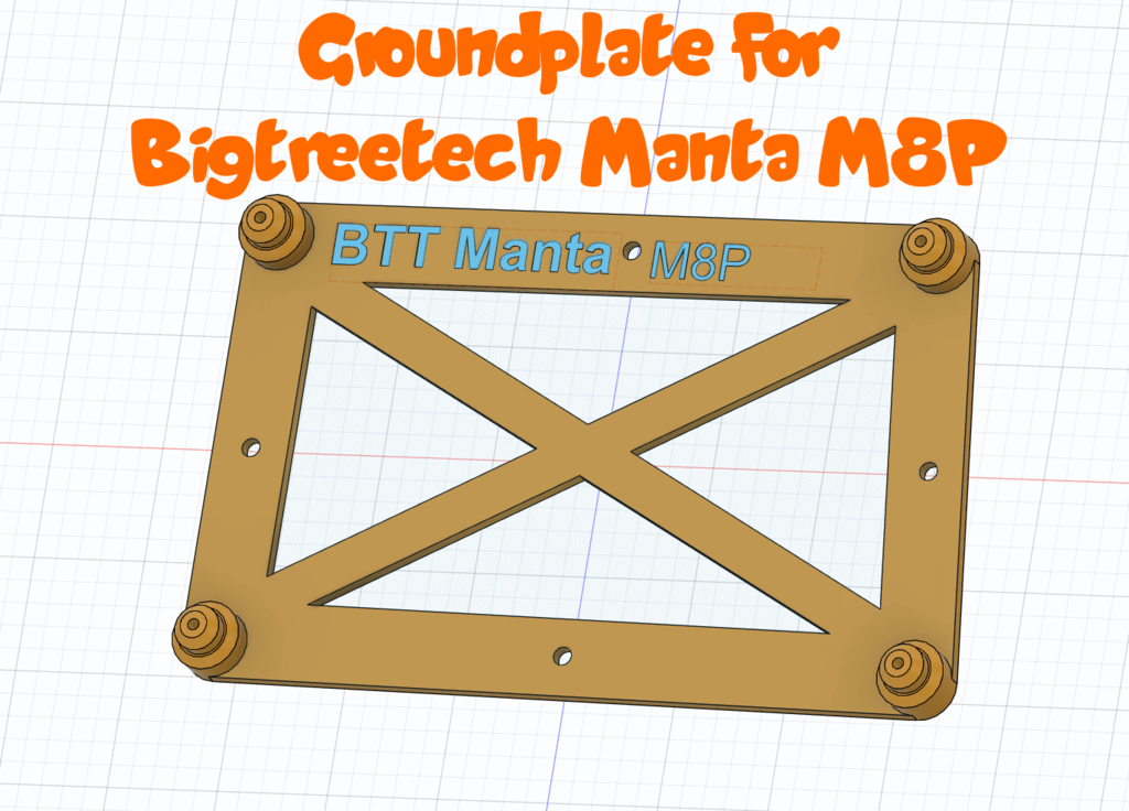 Mountplate for Bigtreetech Manta M8P