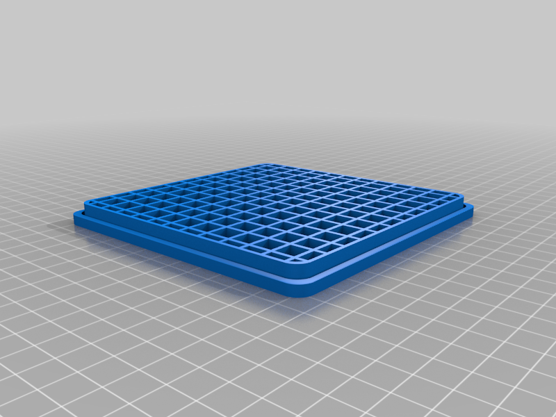 Tray with removable grid insert