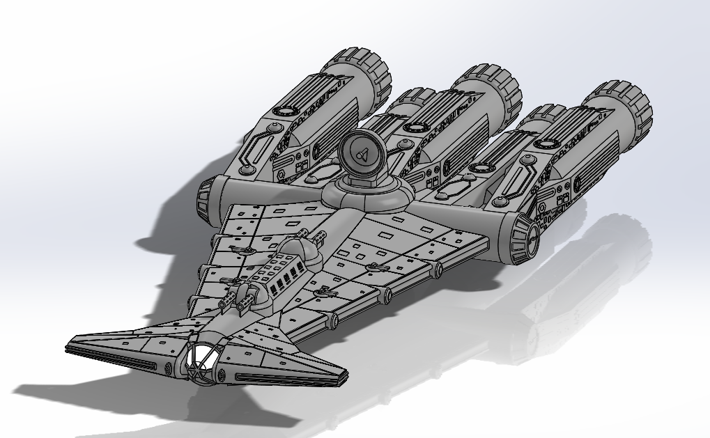 Star Wars Medium Cruiser (Crucible Inspired)