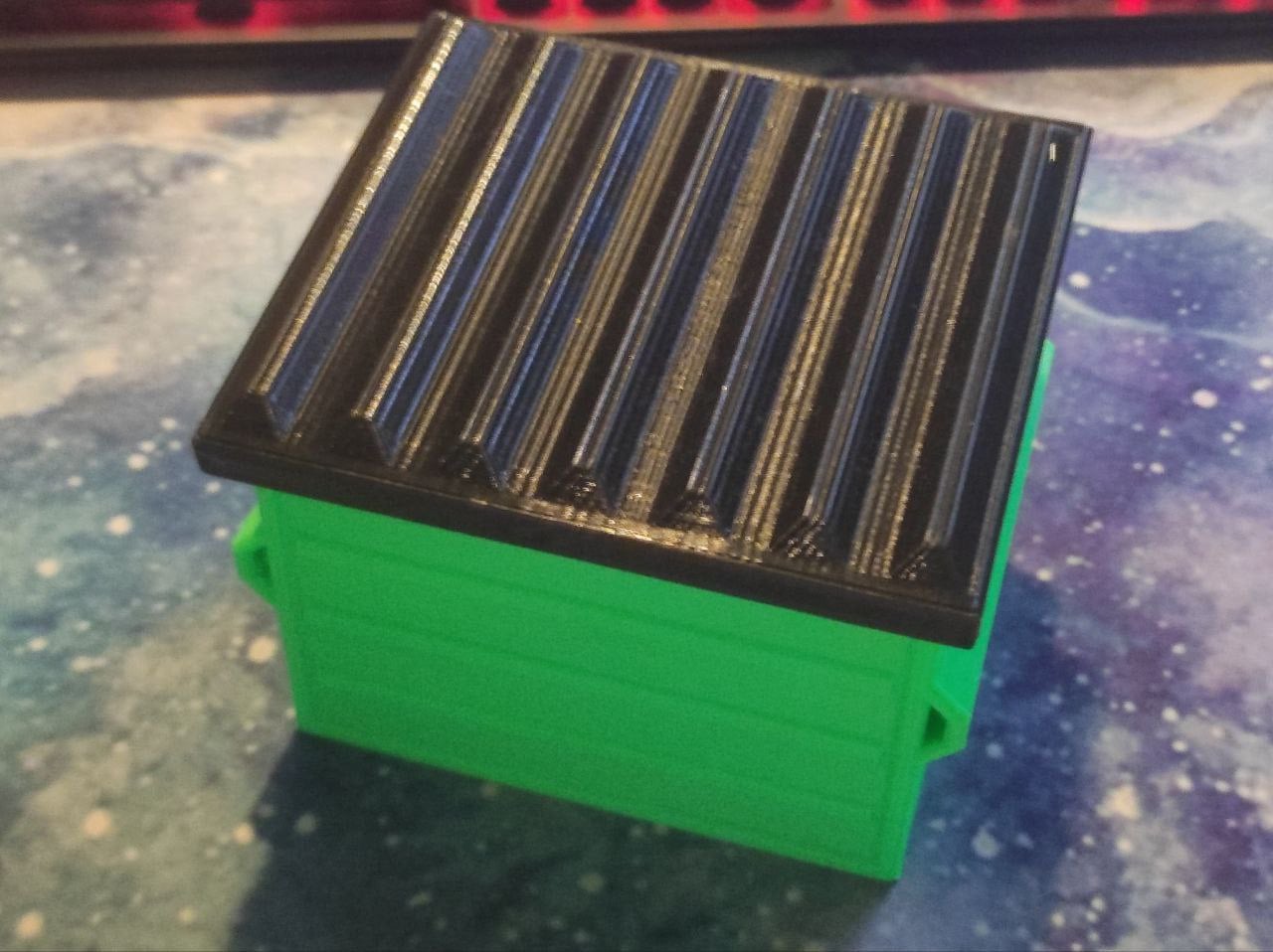 Trash Can Deck Box for MTG & Yu-Gi-Oh