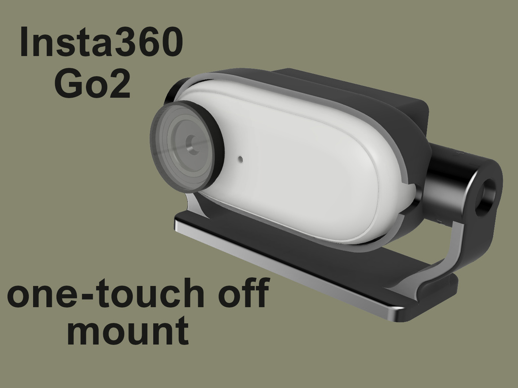 Mount for Insta360Go2(one-touch off)