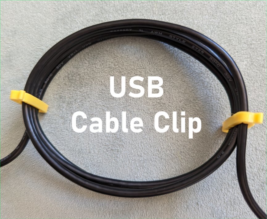 USB Cable Clip