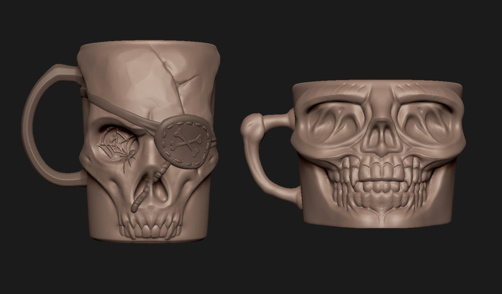 Skull cups