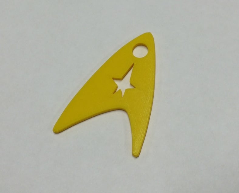 Star Trek Command Key Ring Dangle