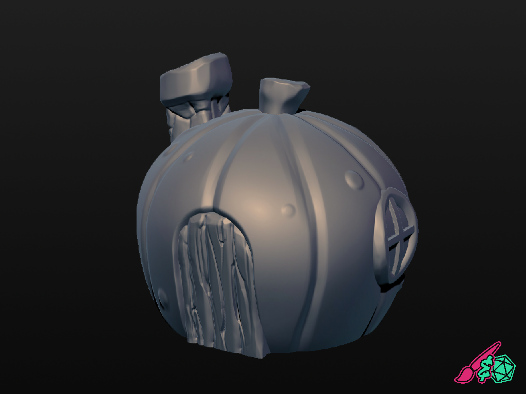 Fantasy Pumpkin house 01