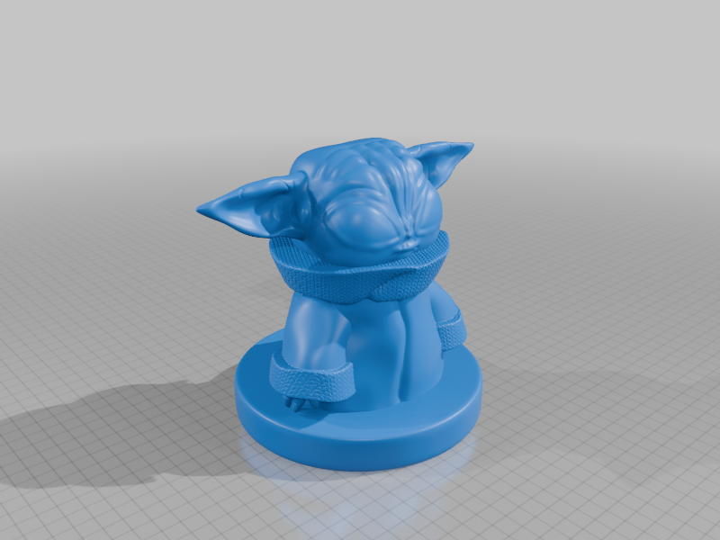 Simple Grogu Figure