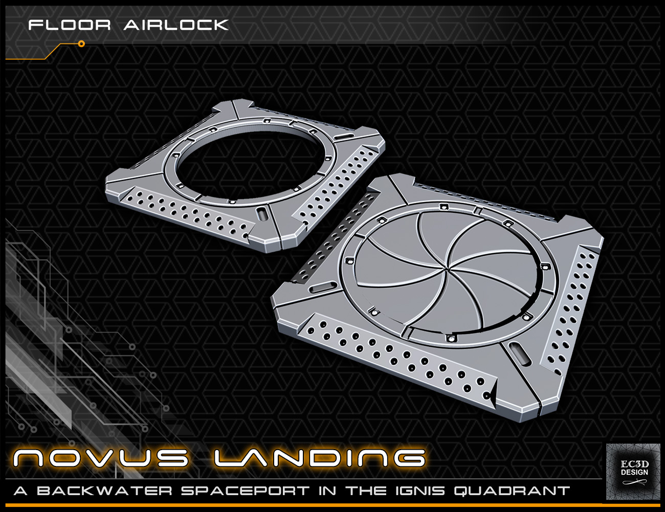 Floor Airlock - 28-32mm Gaming - Novus Landing