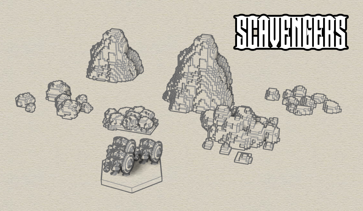 Rocks for Scavengers Wargame
