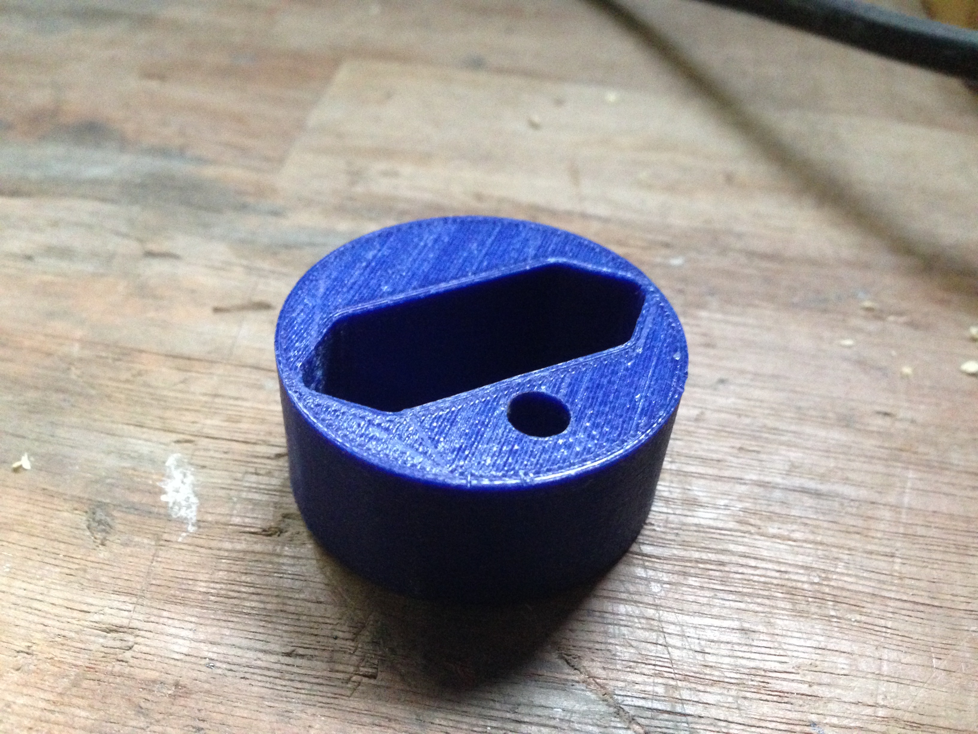 EU plug adapter with pin hole