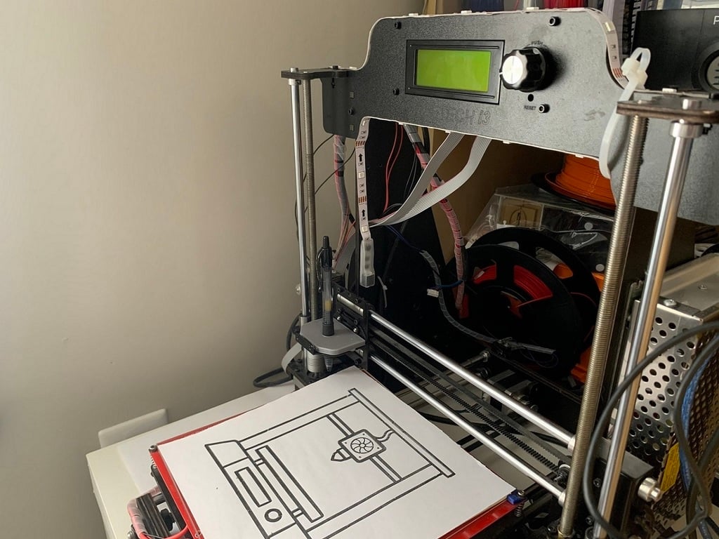 3D Printer to 2D Plotter