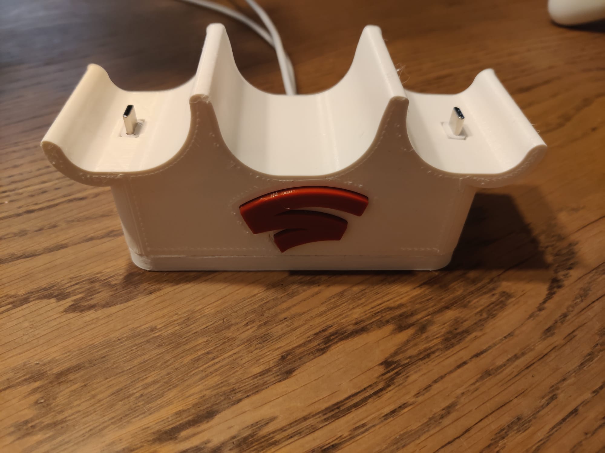 Stadia controller dual charging dock