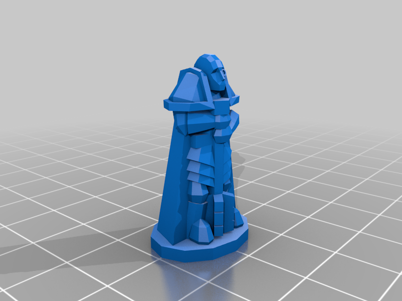 Order Paladin Cleric pathfinder DnD D&D Low-poly