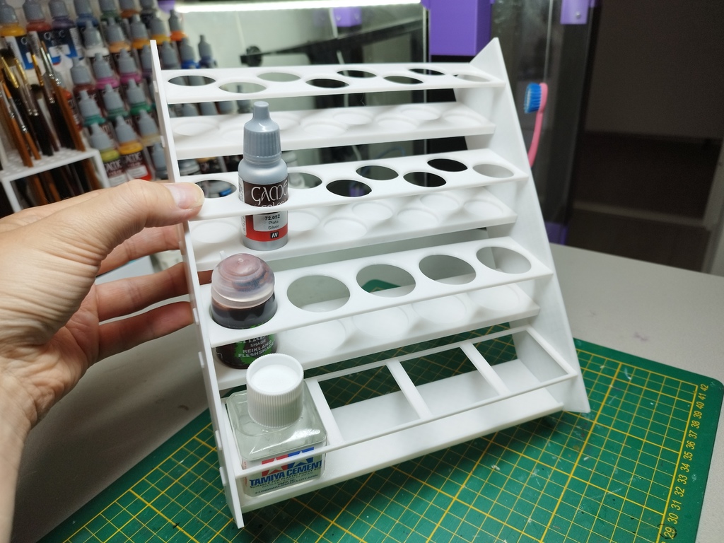 Citadel tray for Modular scale model paint rack