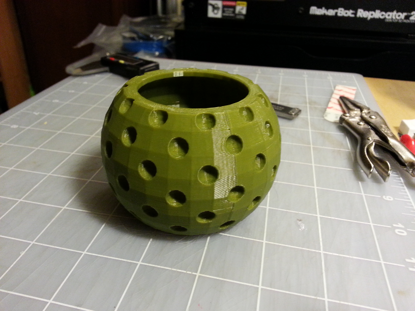 Spherical Dimpled Planter